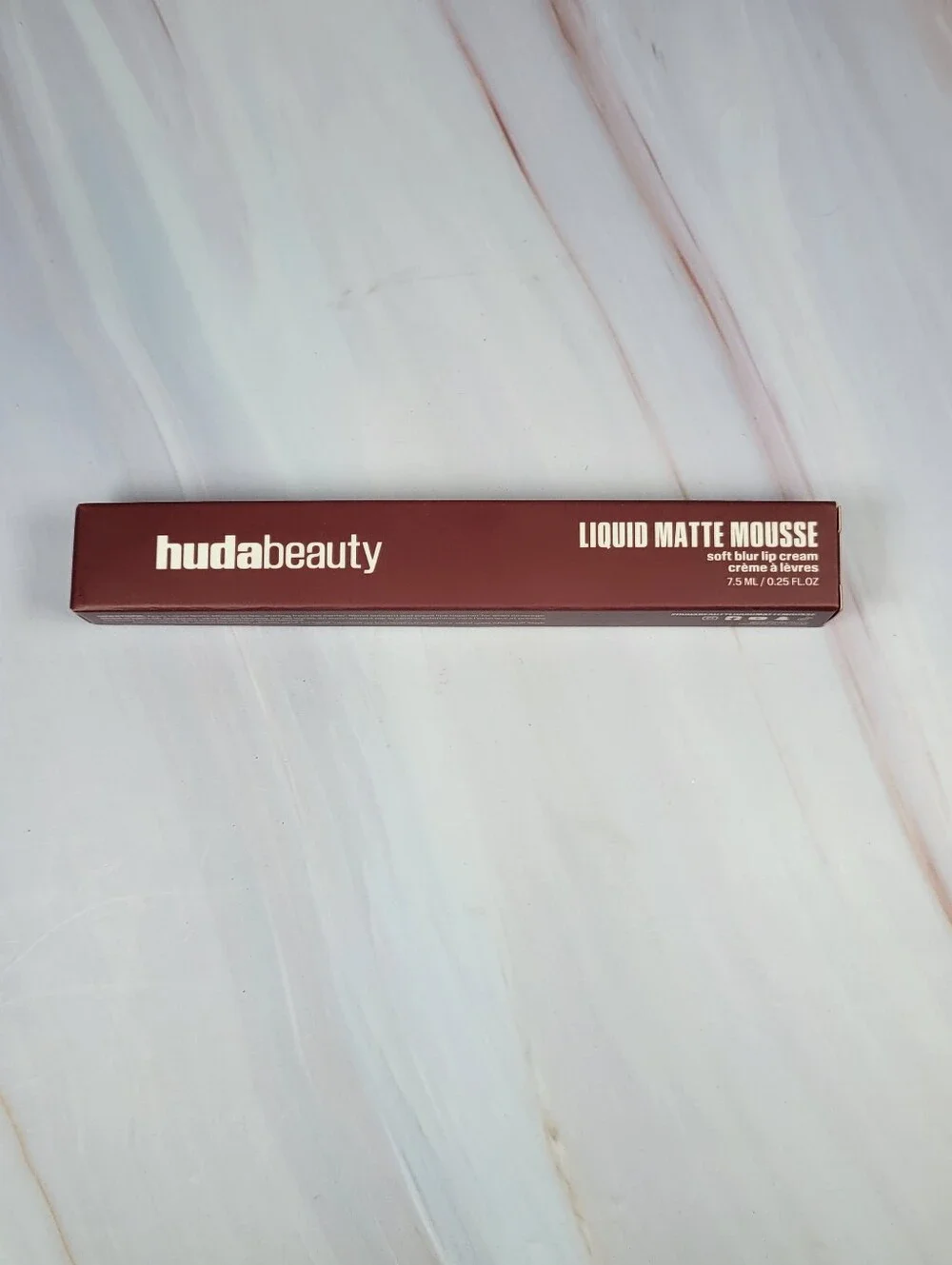 Huda Beauty Liquid Matte Mousse Soft Blur Lip Cream in Berry Brown BNIB